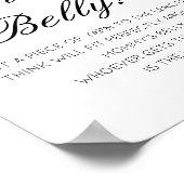 Editable How Big is Mams Belly Game Poster (Hoek)