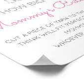 Editable How Big is Mams Belly Game Poster (Hoek)