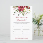 Editable How old was Bride Vrijgezellenfeest Game (Staand voorkant)