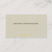 Editable Human Resources Manager Visitekaartje (Achterkant)