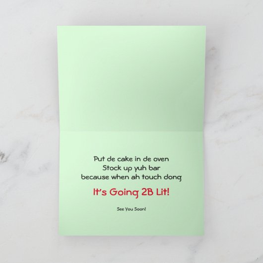 Editable - Ik ben in Trinidad en Tobago Kaart (Binnen)