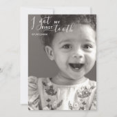 Editable Ik heb mijn eerste tandenkaart Feestdagenkaart (Voorkant)