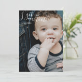 Editable Ik heb mijn eerste tandenkaart Feestdagenkaart (Staand voorkant)