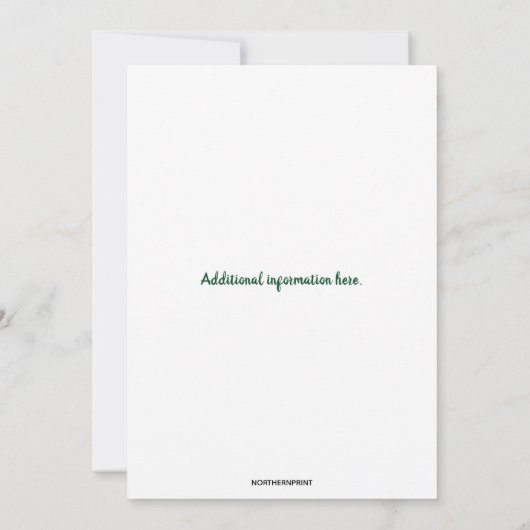 Editable Intricate Indian Archway Kaart (Achterkant)