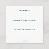 Editable Intricate Indian Archway RSVP Informatiekaartje (Achterkant)