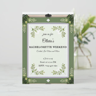 Editable Invitation, Greeting Card & Printables Kaart