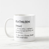 Editable Kathleen name definition, custom name Koffiemok (Links)
