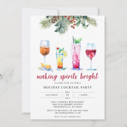 EDITABLE kerstcadeautjes Kaart (Voorkant)