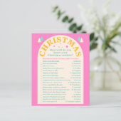 Editable, kerstkoekje, Vakantiekaart (Staand voorkant)