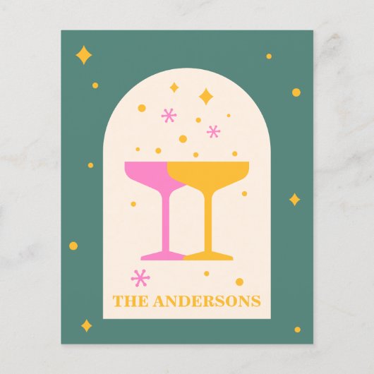 Editable, kersttrivia, Vakantiekaart (Achterkant)