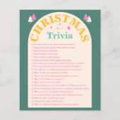 Editable, kersttrivia, Vakantiekaart (Voorkant)