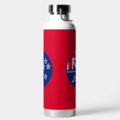 Editable Kiwi New Zealander Golfing Waterfles (Links)