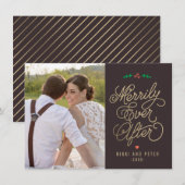 EDITABLE-kleur, altijd na feestdag Feestdagenkaart (Voorkant / Achterkant)