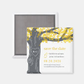 EDITABLE KLEUR VAN Oak sparen de Datum Magnet (Voorkant / Achterkant)