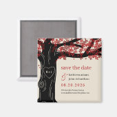 EDITABLE KLEUR VAN Oak sparen de Datum Magnet (Voorkant / Achterkant)