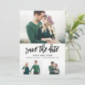 EDITABLE KLEUR VOOR geborsteld charme opslaan Datu Bedankkaart (Staand voorkant)