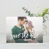 EDITABLE KLEUR VOOR geborsteld charme opslaan Datu Bedankkaart (Staand voorkant)