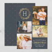 EDITABLE-kleurenfeestelijke feestelijke feestdagen Feestdagenkaart (Voorkant / Achterkant)