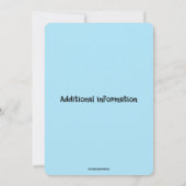 Editable Knight Castle Dragon Birthday Kaart (Achterkant)