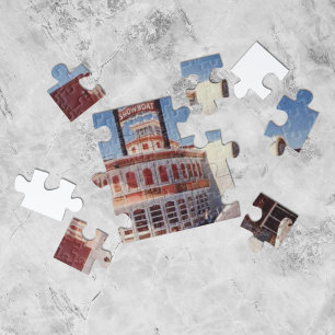 Editable  Las Vegas Showboot Legpuzzel