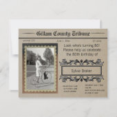 Editable Lees alles over het  van de geboorte Kaart (Voorkant)