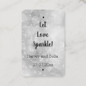 Editable Let Love Sparkle Sparkler Label (Voorkant)