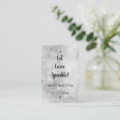 Editable Let Love Sparkle Sparkler Label (Staand voorkant)