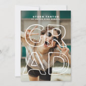 Editable LINE HOLLOW AFSTUDEERDER hedendaags 2023  Aankondiging (Voorkant)