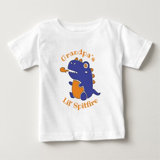 EDITABLE Little Spitfire Monster voor grootouders (Voorkant)