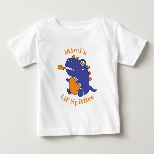 EDITABLE Little Spitfire Monster voor grootouders (Voorkant)