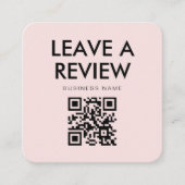 Editable Logo Pink Thank You Package Informatiekaartje (Voorkant)