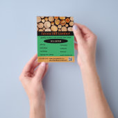 Editable Lumber Supplier Flyer (Hand)