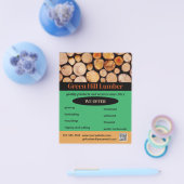 Editable Lumber Supplier Flyer (Enkel)