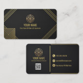 Editable Luxury Business Card Template Visitekaartje (Voorkant / Achterkant)
