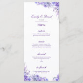 Editable Menu, Wedding Menu, Baby Shower, Bridal   Menu (Voorkant)