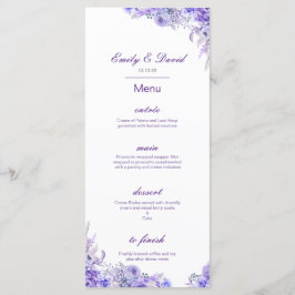Editable Menu, Wedding Menu, Baby Shower, Bridal   Menu