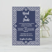 Editable Mexican Wedding Invitation 5 Kaart (Staand voorkant)