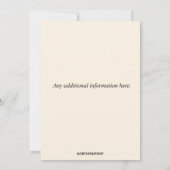 Editable Militaire Farewell Party Kaart (Achterkant)