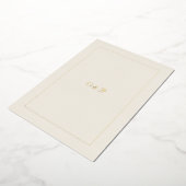 Editable Minimal QR Code Invitation with Gold Init Folie Uitnodiging (Gedraaid)