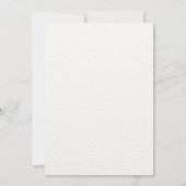 Editable Minimalist Baby Shower Kaart (Achterkant)