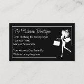 Editable Mode Boutique Visitekaartjes (Voorkant)
