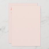 Editable Modern Minimalist Uitnodiging (Voorkant / Achterkant)