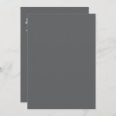 Editable Modern Minimalist Uitnodiging (Voorkant / Achterkant)