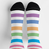 EDITABLE MODERN PASTEL COLORFUL STRIPE SOKKEN (Top)