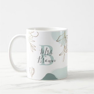 Editable Monogram Teacher Quote Mok