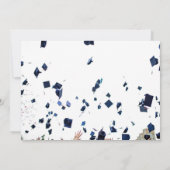 Editable Multi Photo High School Afstuderen Aankondiging (Achterkant)