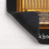 Editable Name Antiek Tube Retro Radio Muismat (Hoek)