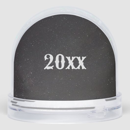 Editable Nativity and Year Sneeuwbol (Achterkant)