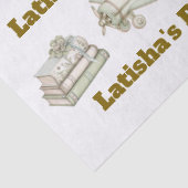 Editable Neutral Baby Shower Tissue Paper Tissuepapier (Detail)