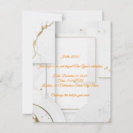 Editable New Year Party Invitation Templates  Notitiekaartje